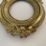 Bronze frame gild napoleon iii xix floral decoration