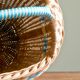 Panier en osier tressé, vannerie artisanale