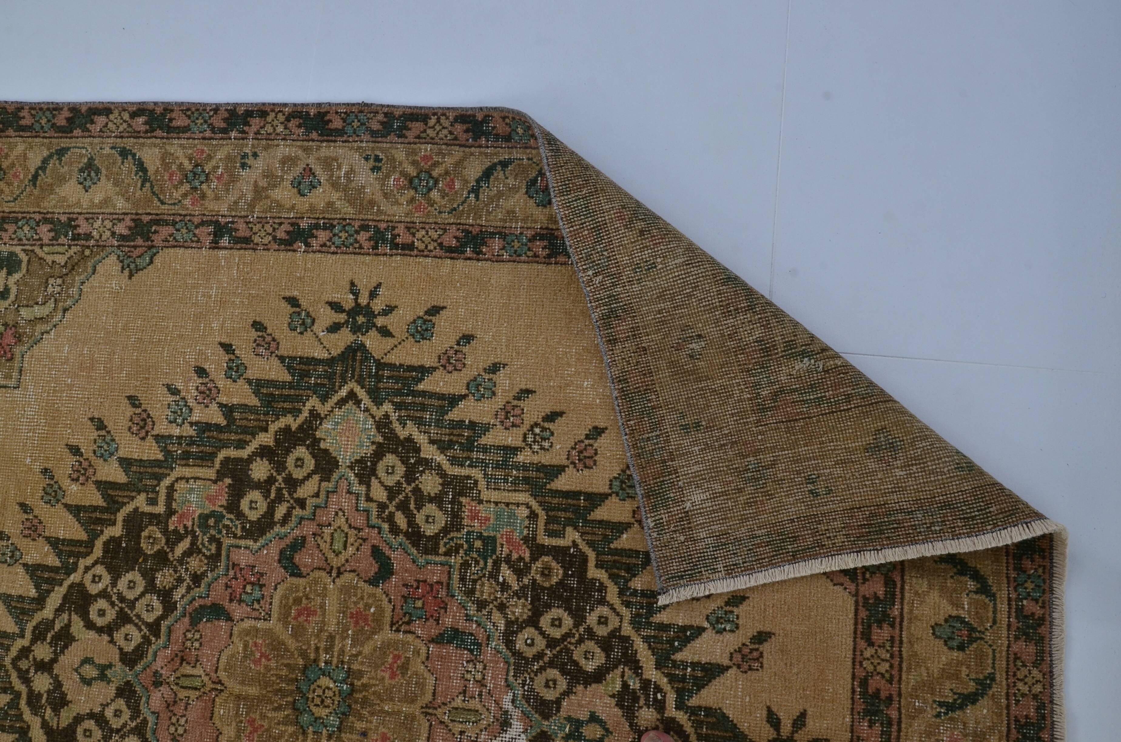 Antique Oushak Vintage Runner Rug sku 2139