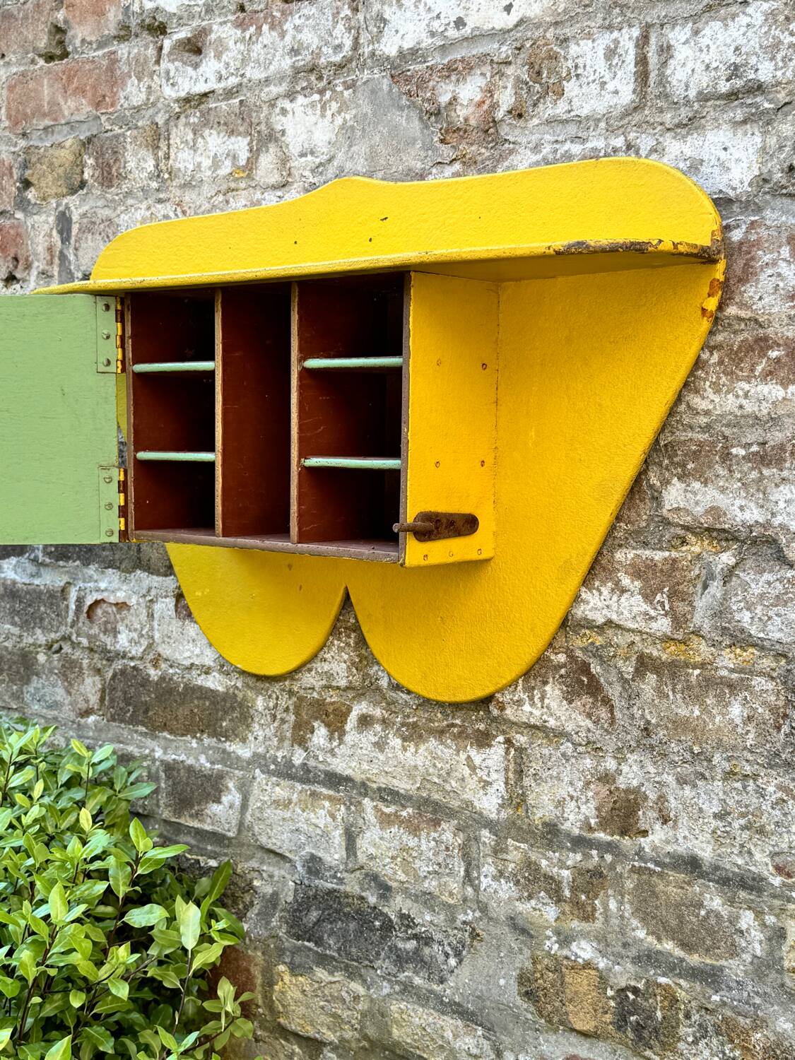 Old small vintage storage shelf