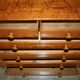 Large Victorian chest of drawers in solid pine from around 1880.