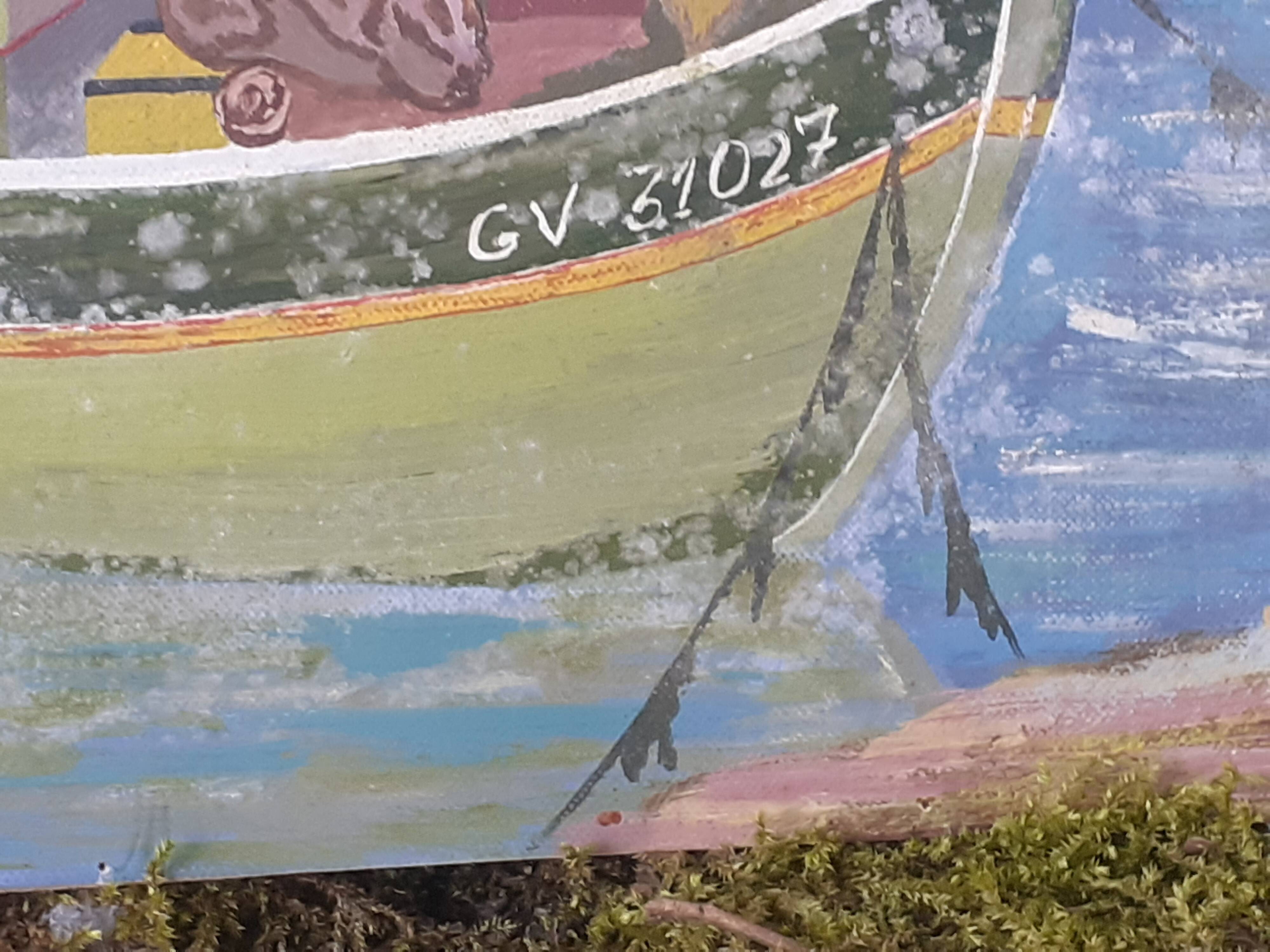 Oil "Fishing boats at Port Le Guilvinec"