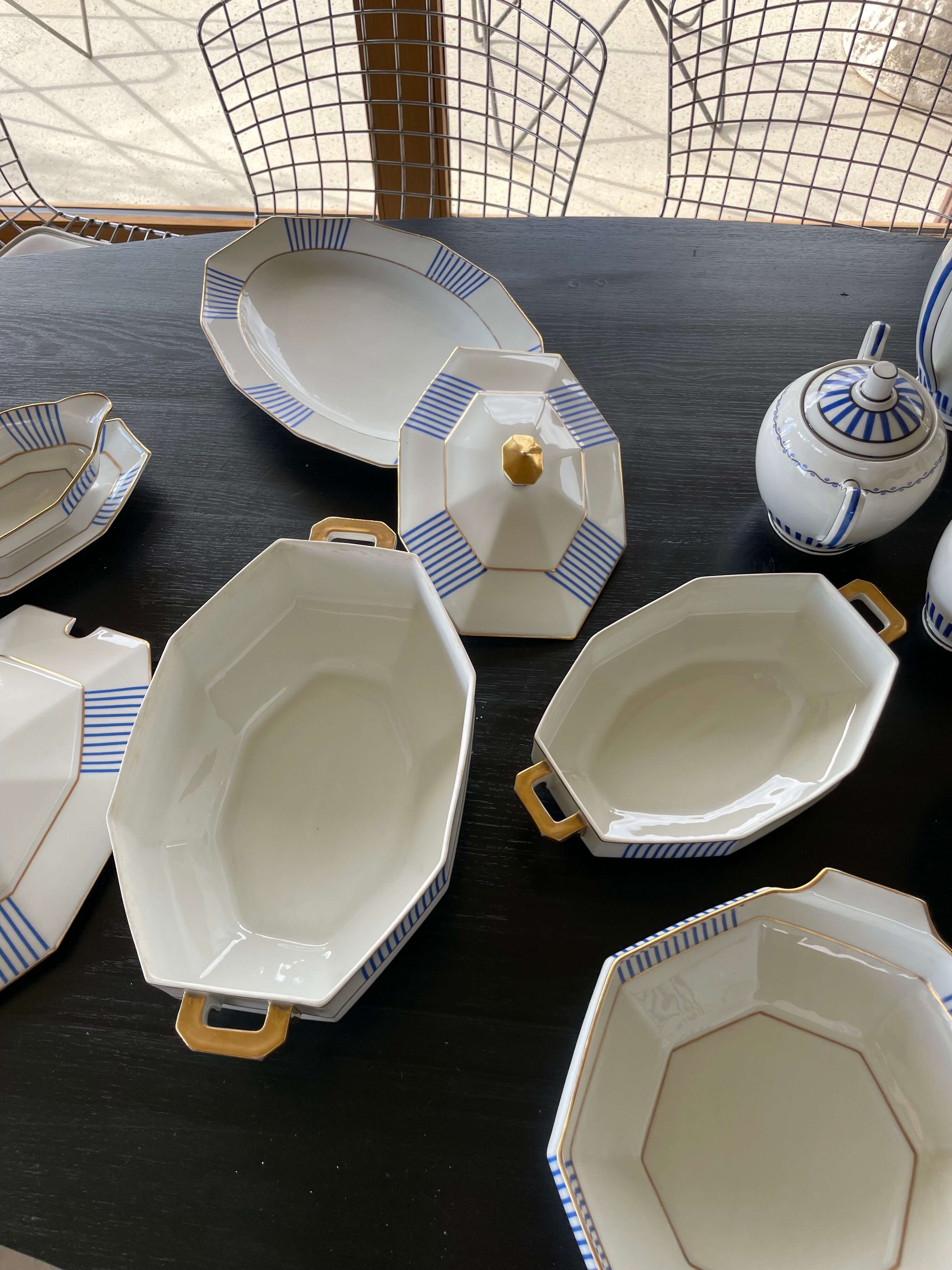 Set XXL crockery Limoges A.Lanternier