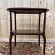 Tea table - Two-tiered mahogany coffee table