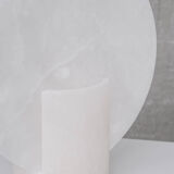 Paire de lampes de table espagnoles en albâtre