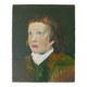 Portrait à l'huile sur toile