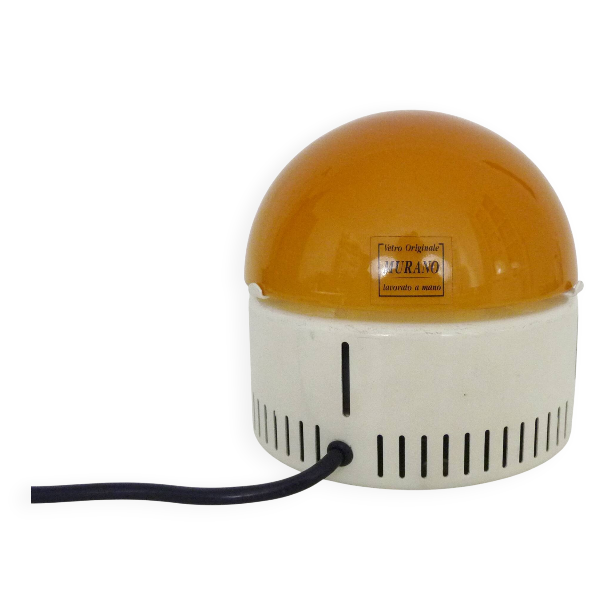 Italian design lamp made of Murano glass from the 70s and 80s.