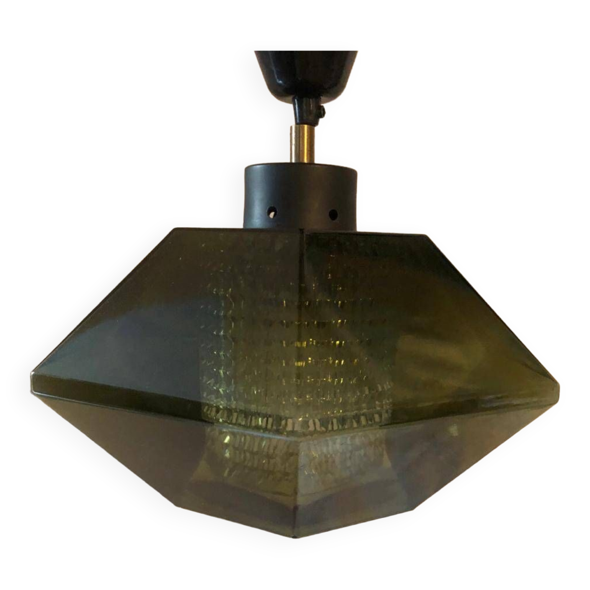 SCANDINAVIAN GLASS PENDANT PENDANT BY CARL FAGERLUND, 1960s