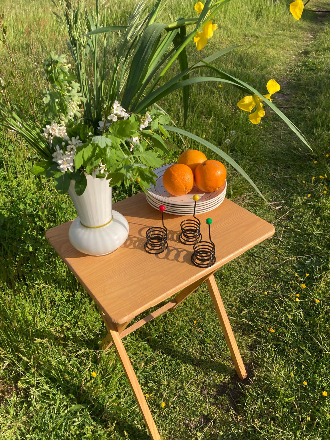 3 black scoubidou cockerels 80s spirit Memphis