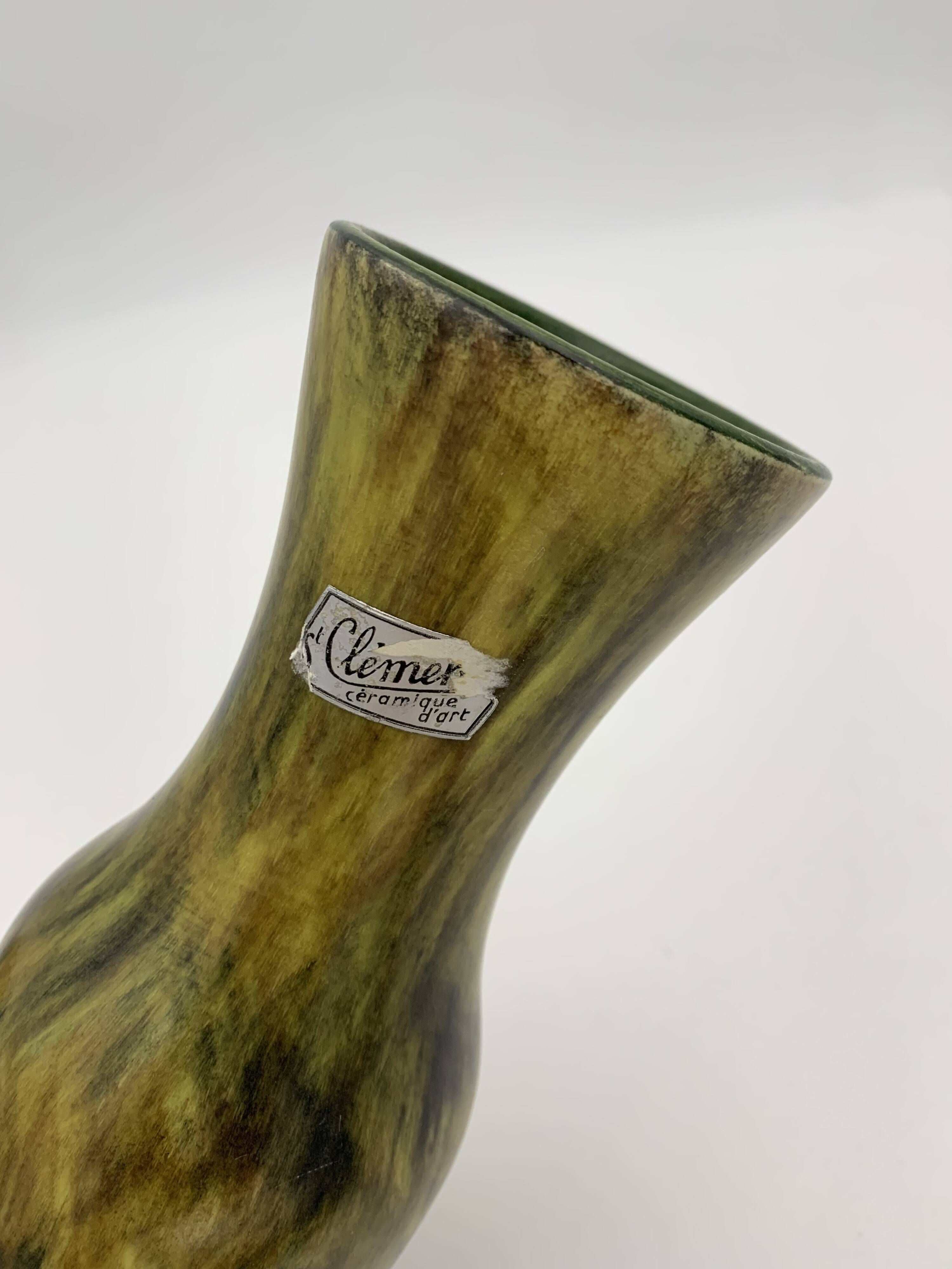 Vintage St Clement vase, hand painted, no 9079 - 1950s