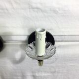 Pair of glass and mirror sconces