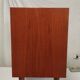 Small Scandinavian teak chest of drawers or bedside table from the 60s