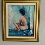 nue de dos peinture à l’huile
