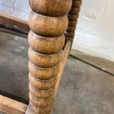 Vintage wooden bobbin console / side table