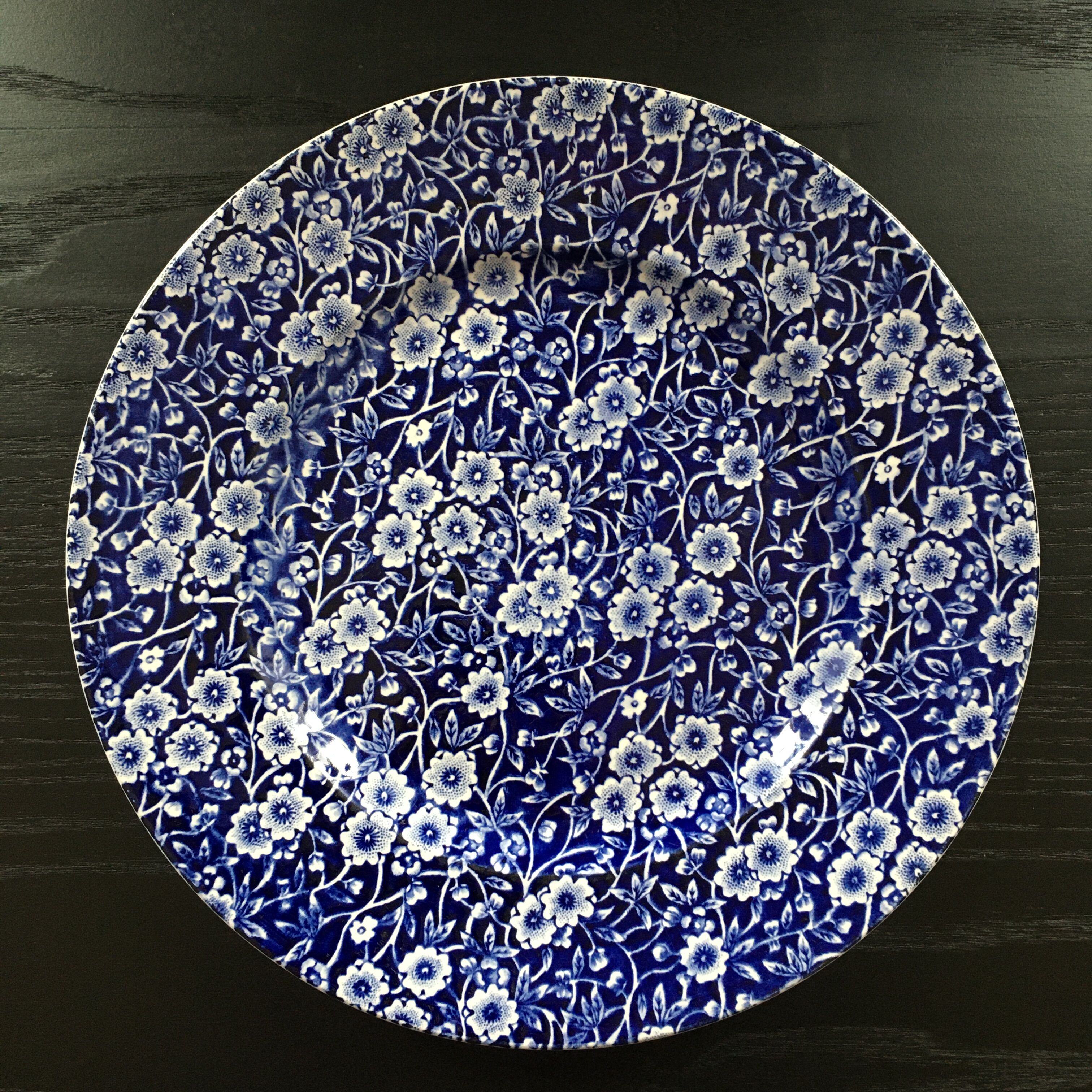 Blue Liberty Style English Plate