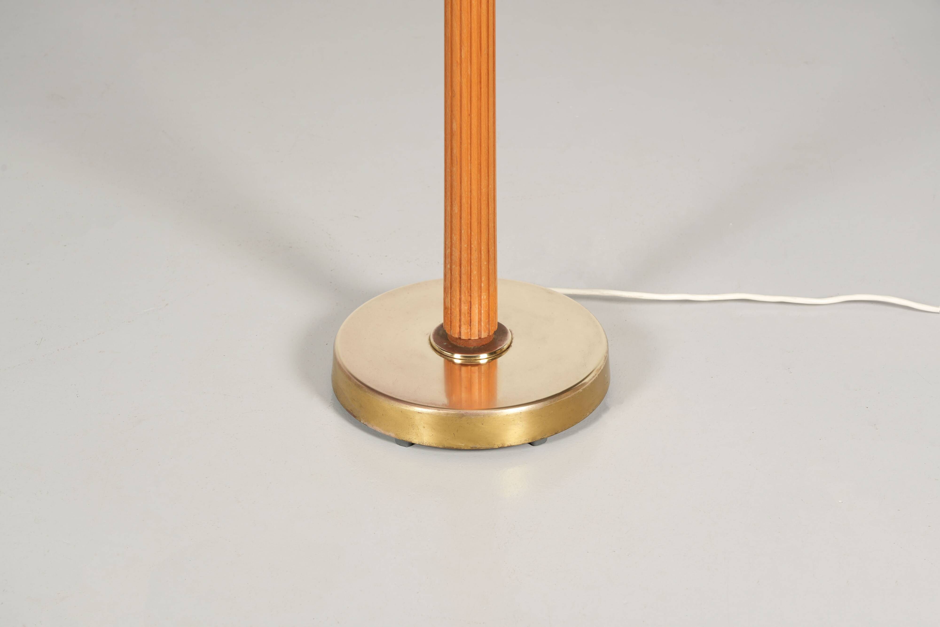 Pair of floor lamps by Hans Bergström for Ateljé Lyktan circa 1950