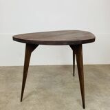 50s tripod coffee table with compass legs