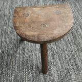 Vintage wooden tripod stool
