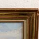 Oil landscape painting The salt marshes in Royan