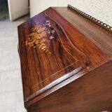 Sloping desk in Louis XV style marquetry