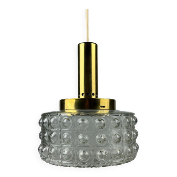 Suspension VEB en laiton verre, 60/70