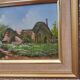 Vintage canvas painting