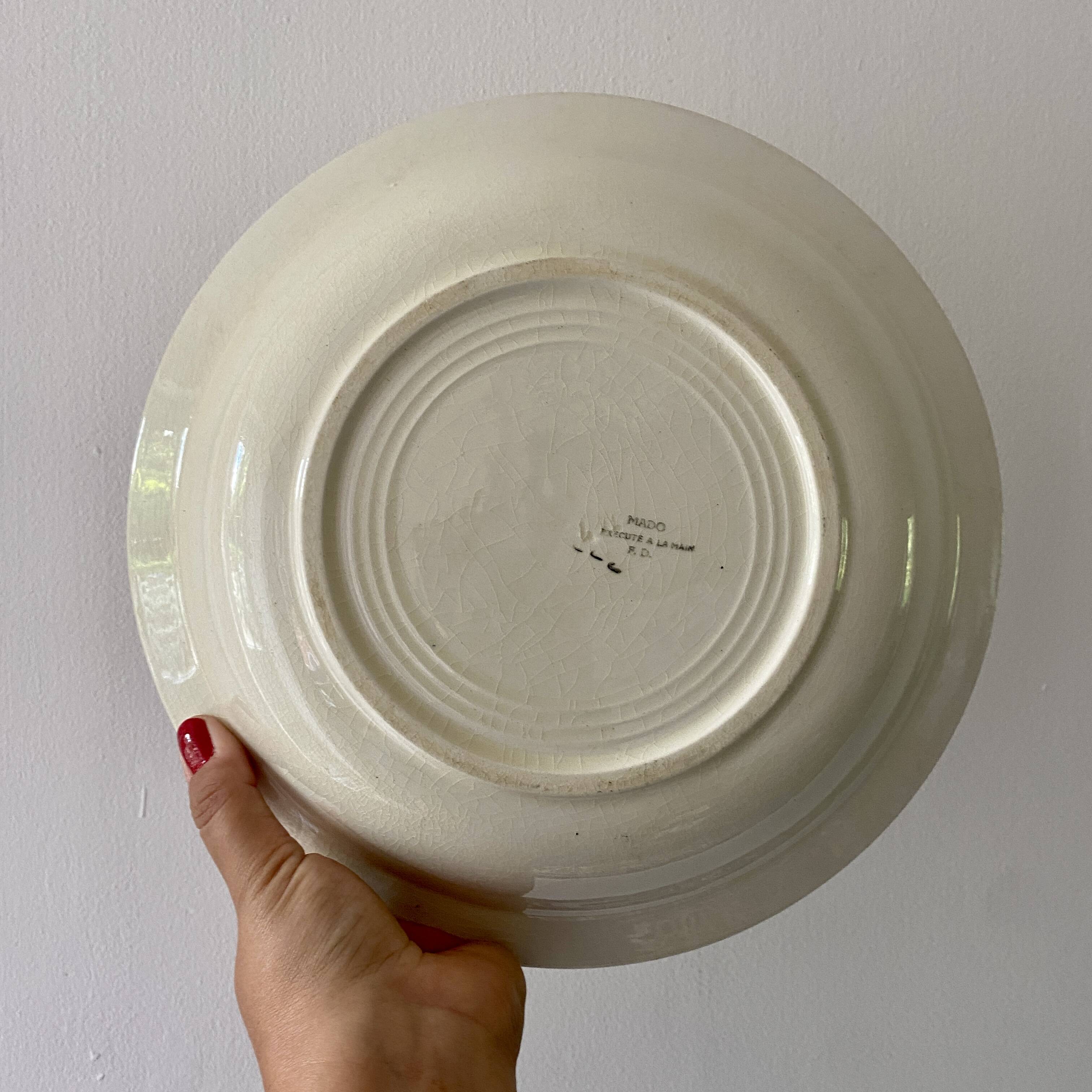 Set of 2 old Mado model dishes