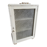 Bathroom cabinet pharmacy patinated wood