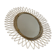 Retractable golden sun mirror 50s
