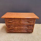 Commode en bambou Maugrion pour Roche Bobois