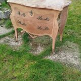Louis XV style antique marquetry chest of drawers