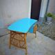 Vintage rattan desk