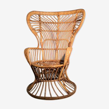 Gio Ponti & Lio Carminati rattan armchair