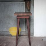 Table vintage, table bois, table salon, bout de canapé, table d'appoint