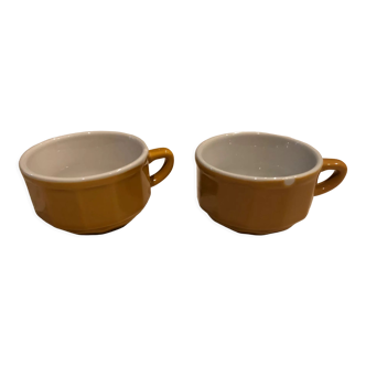 2 tasses à café bistro