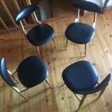 Suite of 4 chairs from the 1950s