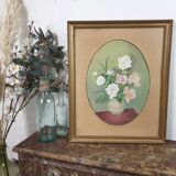 Ancient table peony bouquet