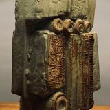 1960s Bernard Rooke Abstract Pottery Ceramic Table Lamp