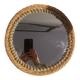 Miroir en rotin