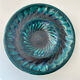 Wavy emerald green bob