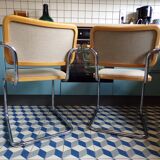 Pair of B64 Cesca Breuer armchairs