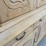 Louis XV sideboard in raw wood