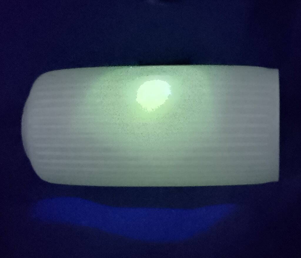 Mid Century Modern White Glass Light Shade Set of 3 Long Stripes