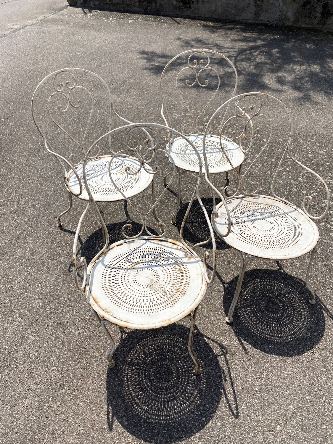 Metal garden furniture 5 pieces