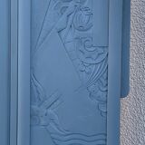 Blue wardrobe art deco 1930