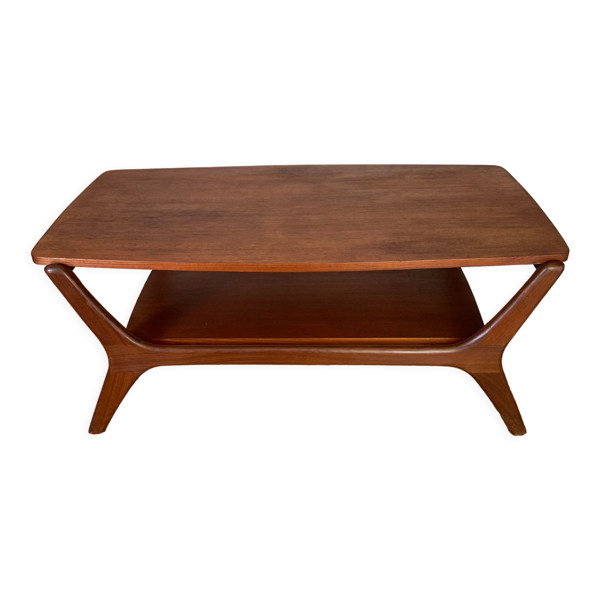 Scandinavian design teak coffee table 60s