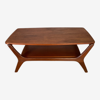 Scandinavian design teak coffee table 60s
