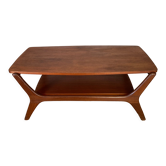 Table basse en teck design Scandinave années 60