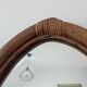 Vintage rattan mirror