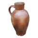 Old Large Jug in Brown Glazed Stoneware H 42 cm